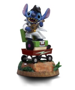 Lilo & Stitch Art Scale Statua 1/10 Stitch King Of Rock 17 Cm Iron Studios