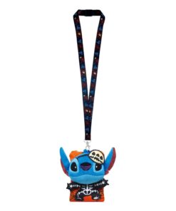Lilo & Stitch Lanyard Stitch Skeleton Con Porta Carte Con Figure Int.