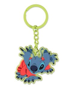 Lilo & Stitch Rubber Portachiavi Stitch Difuzed