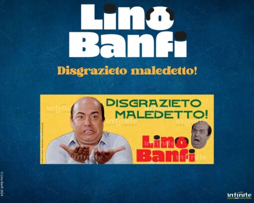 Lino Banfi Tazza Di Ceramica Disgrazieto Maledetto Infinite Statue