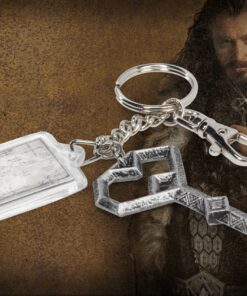 Lo Hobbit Chiave e Portachiavi Mappa Terra di Mezzo di Thorin Noble Collection