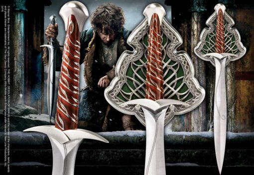 Lo Hobbit Replica 1/1 La Spada Pungente di Bilbo Baggins 56 Cm Noble Collection