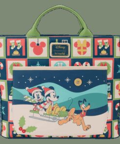 Loungefly Disney Mickey & Minnie Holiday Bag Zaino Loungefly