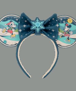 Loungefly Disney Mickey & Minnie Holiday Fascia Per Capelli Loungefly