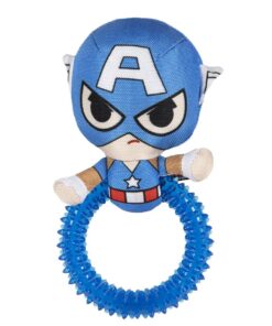 Marvel Avengers Capitan America Anello gioco da masticare per cane For Fun Pets Cerdà