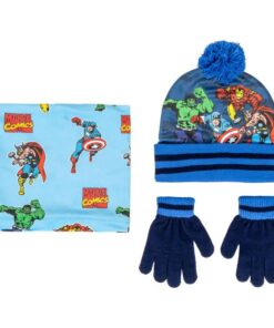 Marvel Avengers Winter Set Scalda Collo Cappello Guanti Cerdà