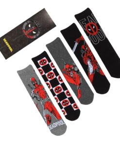 Marvel Calzini 5-pack Deadpool L-xl Heroes Inc