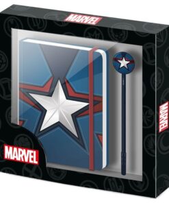 Marvel Captain America Diario + Pen Set Karactermania