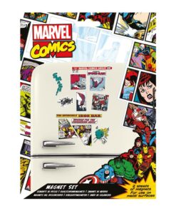 Marvel Comics Fridge Magneti Retro Heroes Pyramid International