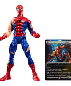 Marvel Legends Magic: The Gathering Action Figura Battle-damaged Spider-man (plus Esclusiva Foil Card) 15 Cm Hasbro