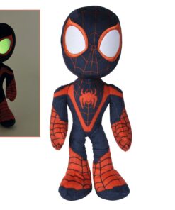 Marvel Peluche Figura Glow In The Dark Eyes Miles Morales 25 Cm Simba