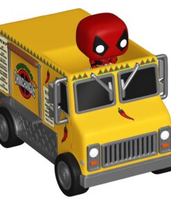 Marvel Pop! Rides Vinile Figura Deadpool W/chimichanga Truck 2