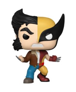 Marvel Pop! Vinile Figura Split Logan/Wolverine 9 Cm Funko Scatola Rovinata