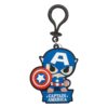 Marvel Soft Touch Pvc Bag Clip Captain America Con Figure Int.