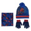 Marvel Spiderman Winter Set Scalda Collo Cappello Guanti Cerdà