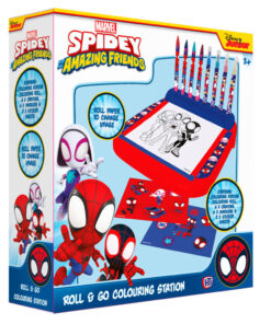 Marvel Spidey roll & go colouring station Cyp Brands