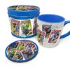 Marvel Tazza Con Sottobicchiere Retro Collectors Cards Pyramid International