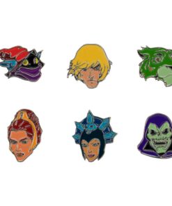 Masters Of The Universe Spilla Badges 6-pack Characters Cinereplicas