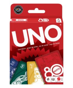 Mattel 80th Anniversary Uno Carte Gioco Ruby Red Mattel