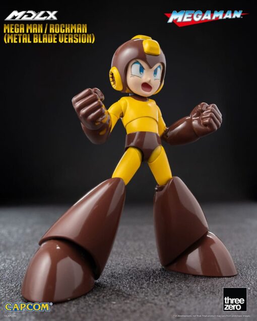 Mega Man Mdlx Action Figura Mega Man / Rockman (metal Blade Version) 10 Cm Threezero