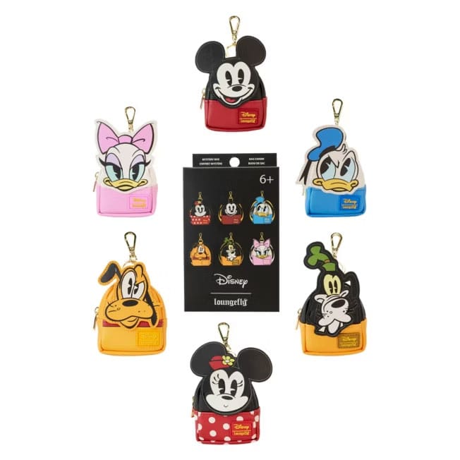 Mickey E Friends By Loungefly Portachiavis Mini Zaino Blind Box Loungefly