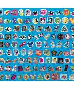 Mickey & Friends Sticker Set 100 Pezzi  Con Figure Int.