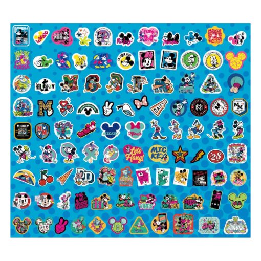 Mickey & Friends Sticker Set 100 Pezzi  Con Figure Int.