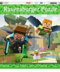 Minecraft Children's Jigsaw Puzzle Xxl Animal Adventures (200 Pezzi) Ravensburger