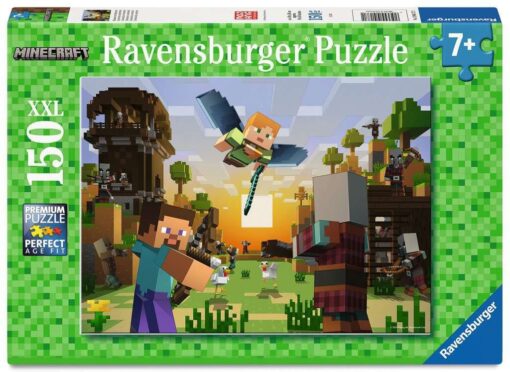 Minecraft Children's Jigsaw Puzzle Xxl Building An Adventure (150 Pezzi) Ravensburger