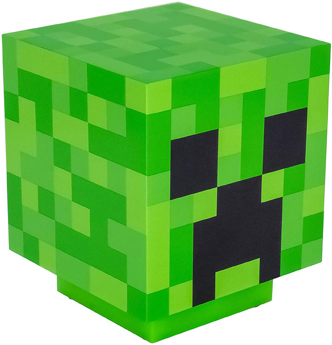 Minecraft Lampada Testa Creeper 11 Cm Paladone