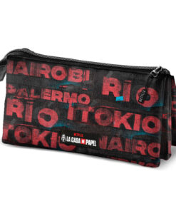 Money Heist Cities Astuccio Triplo Karactermania