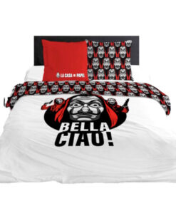 Money Heist Cotone Copripiumino Letto 135cm