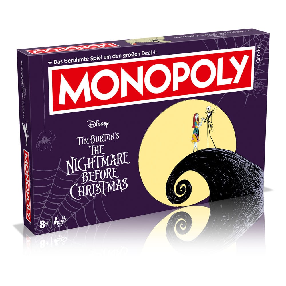 Monopoly Gioco Da Tavolo Nightmare Before Natale *german Version* Winning Moves