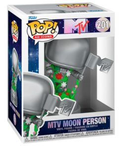 Mtv 40th Anniversary Pop! Vinile Figura Mtv Moon Person 9 Cm Funko