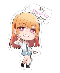 My Dress-up Darling Acrylic Portachiavi Marin Chibi Style 8 Cm Sakami Merchandise