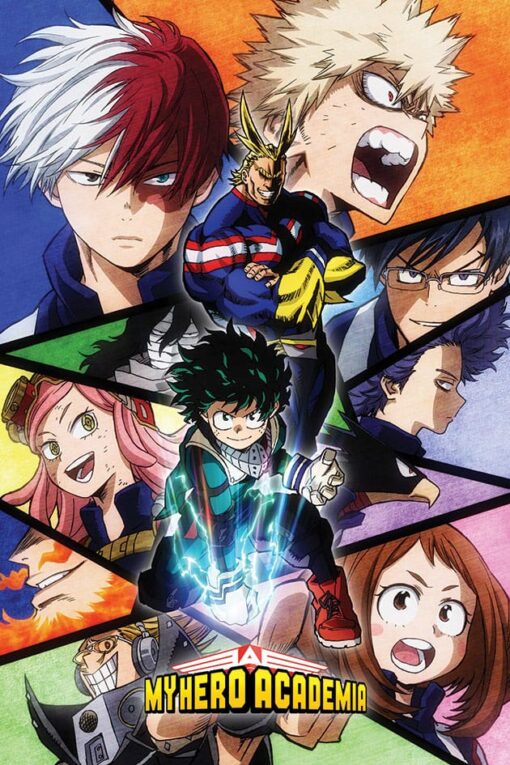 My Hero Academia 2 Poster Pack Characters Mosaic 61 X 91 Cm  Pyramid International