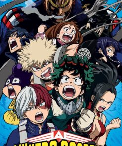 My Hero Academia Poster Pack Cobalt Blast Group 61 X 91 Cm  Pyramid International
