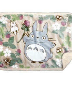 My Neighbor Totoro Fluffy Plaid Totoro Rapsberry 70 X 100 Cm Marushin