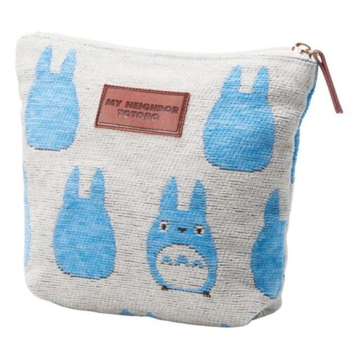 My Neighbor Totoro Pouch Totoro Silhouette Blue Marushin