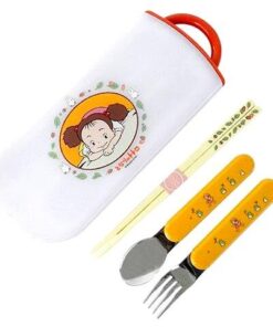 My Neighbour Totoro Mei Bacchette Cinesi + Spoon + Fork Set Semic Studio