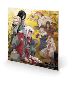 Naruto In Legno Wall Art Fallen Leaves E Fallen Comrades Pyramid International