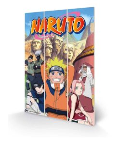 Naruto In Legno Wall Art The Hidden Leaf Village 20 X 30 Cm Pyramid International