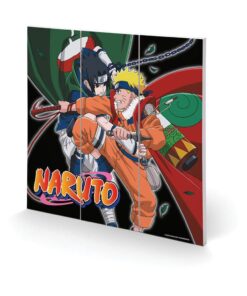 Naruto In Legno Wall Art Training To Surpass The Other Pyramid International