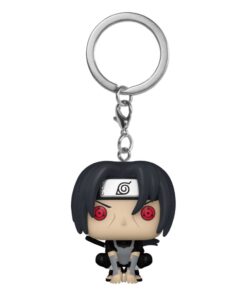 Naruto Pocket Pop! Portachiavi in Vinile Itachi Uchiha (Moonlit) 4 Cm Funko