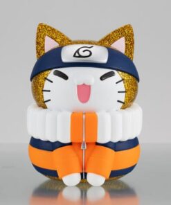 Naruto Shippuden Mega Cat Project Nyanto! Gigante Nyaruto Series Trading Figura Naruto Uzumaki Gold Ver. 10 Cm Megahouse