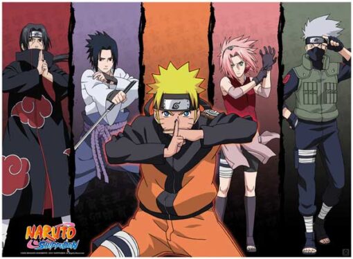 Naruto Shippuden - Poster "shippuden Group #1" (52x38)