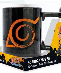 Naruto Shippuden Tazza 3d Impugnatura Kunai Konoha Abystyle
