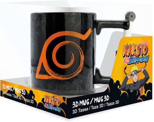 Naruto Shippuden Tazza 3d Impugnatura Kunai Konoha Abystyle