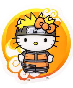 Naruto Shippuden X Hello Kitty Led Wall Lampada Light Hello Kitty Naruto 30 Cm Teknofun