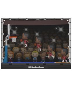Nba Pop Moments Deluxe Vinile Figures Bulls-mj('87 Dunk Contest) 9 Cm Funko